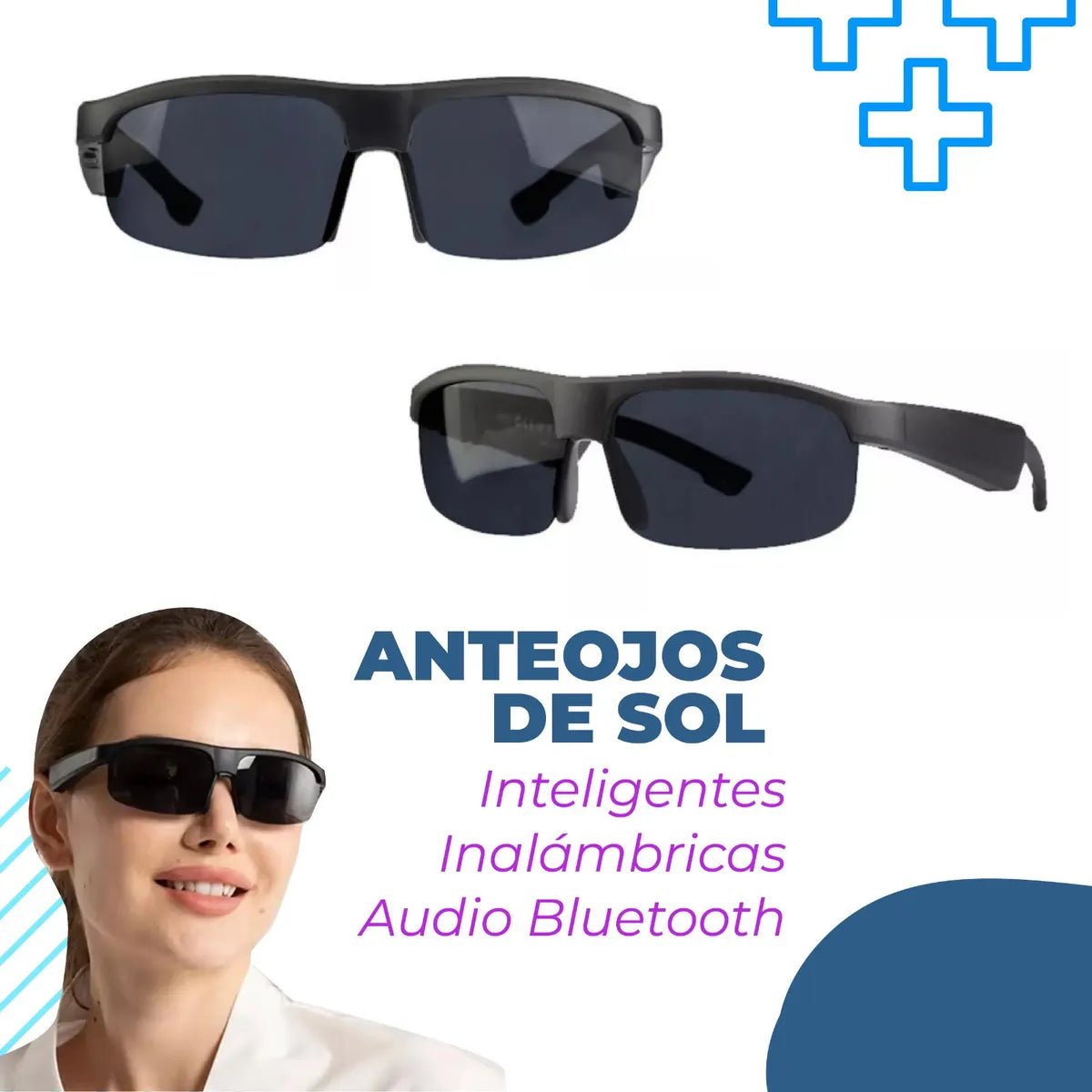 Lentes Gafas Anteojos De Sol Bluetooth inteligente gadgets