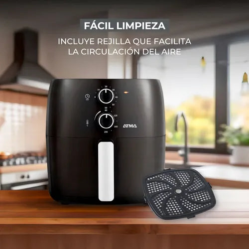 Freidora De Aire Atma Fr60ma 1300 W 6.5 L Con Temporizador