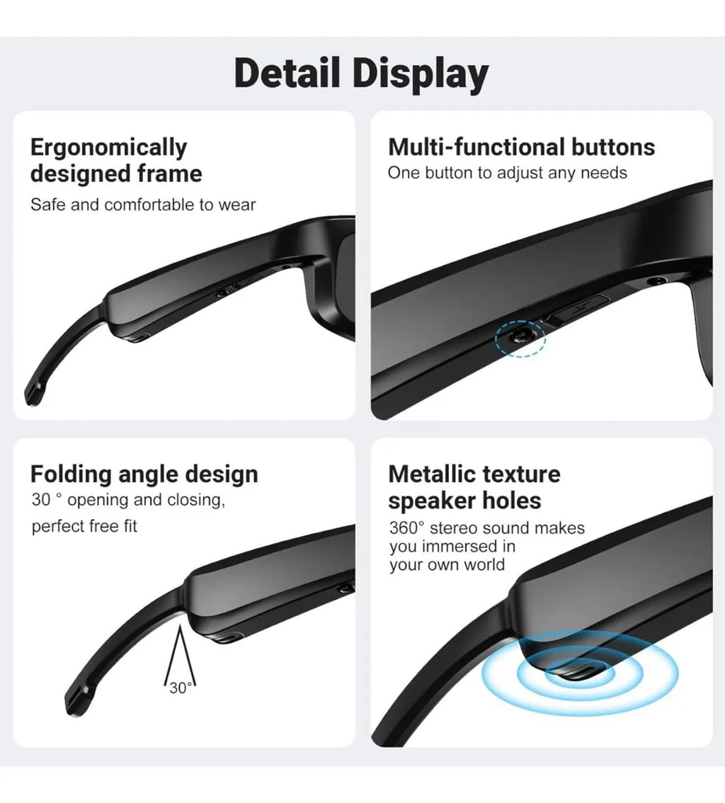 Lentes  Gafas Anteojos De Sol Bluetooth inteligente