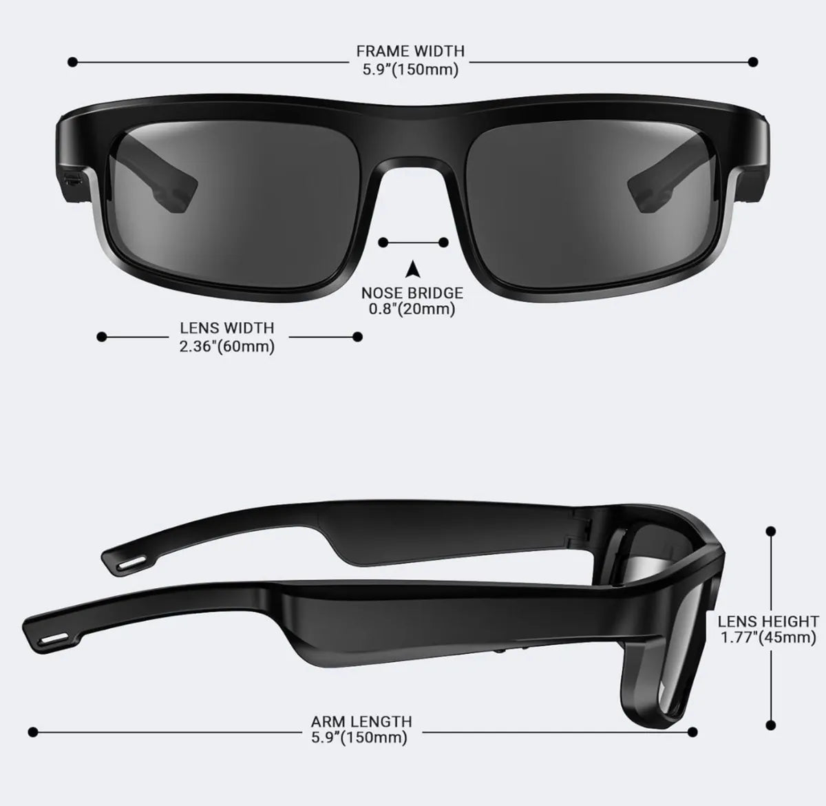 Lentes  Gafas Anteojos De Sol Bluetooth inteligente gadgets